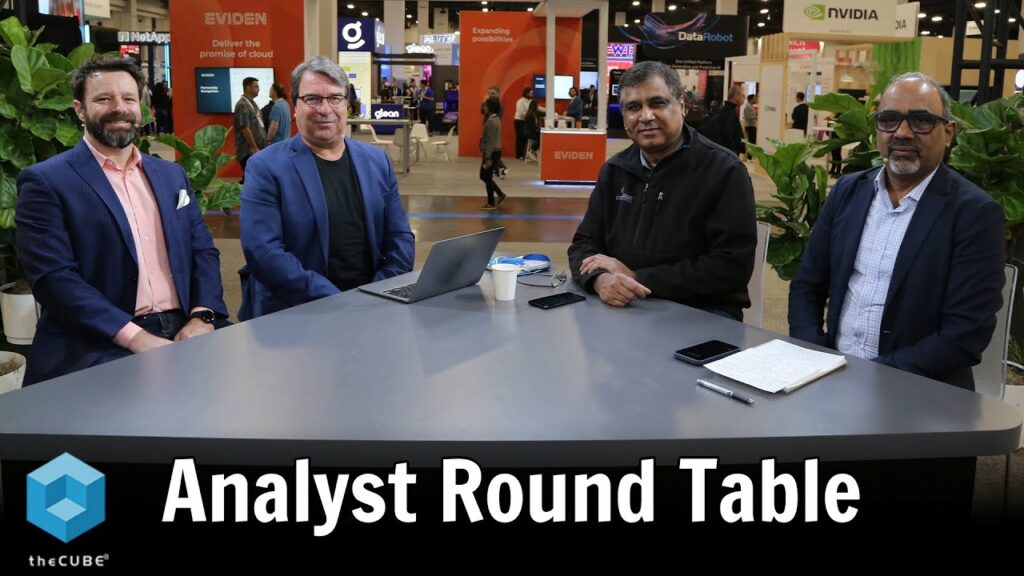 YouTube thumbnail: AI and Cloud Innovation | Google Cloud Next 2024 Analyst Roundtable