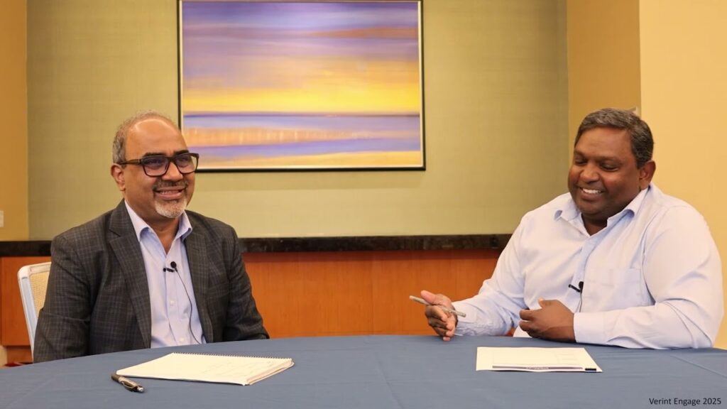 YouTube thumbnail: AI in Customer Experience | Raj Balasundaram at Verint Engage 2025