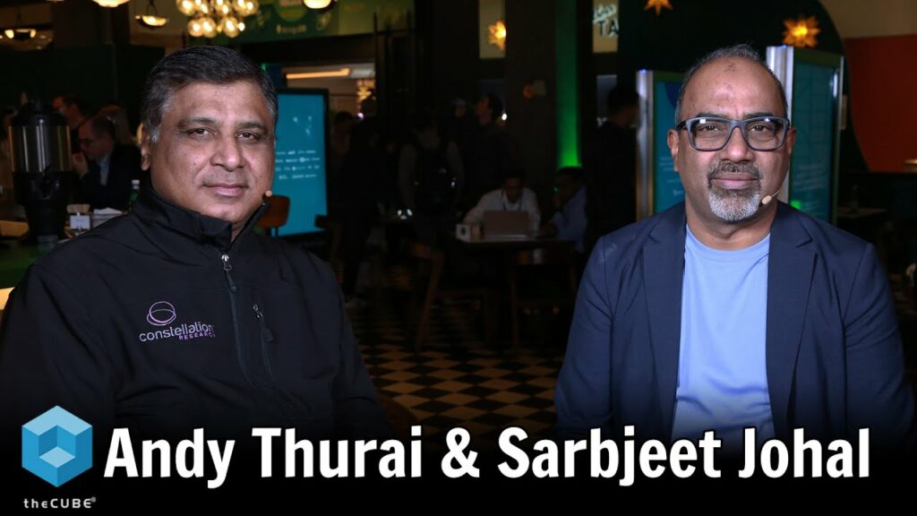 YouTube thumbnail: AWS AI, Data, and Governance | Andy Thurai and Sarbjeet Johal