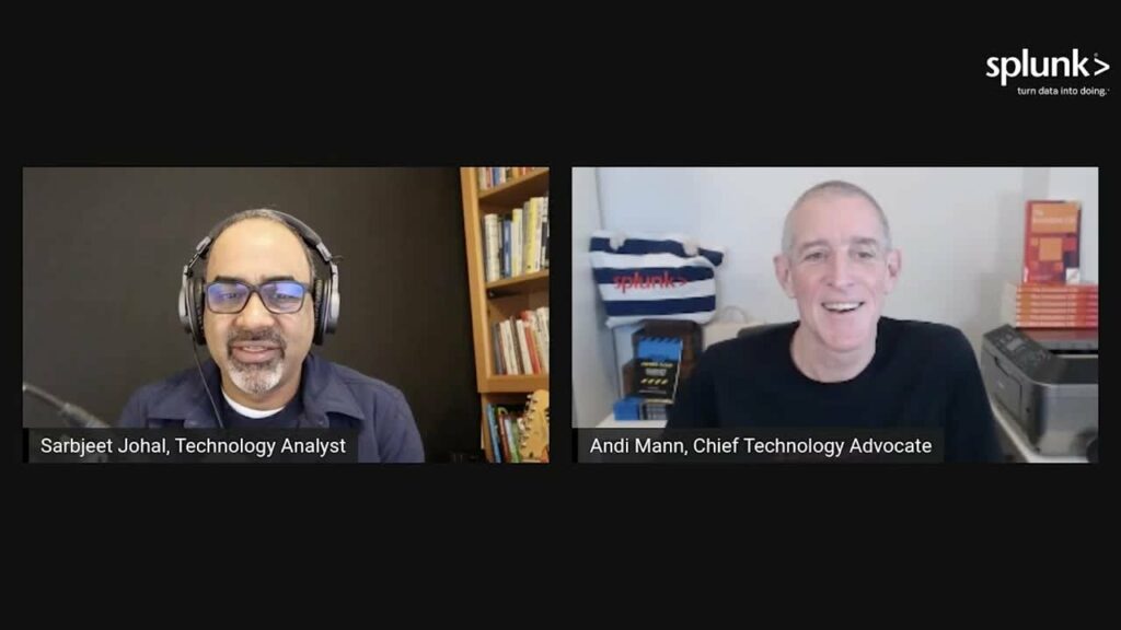 YouTube thumbnail: Bringing Data to Every Decision | Andi Mann and Sarbjeet Johal