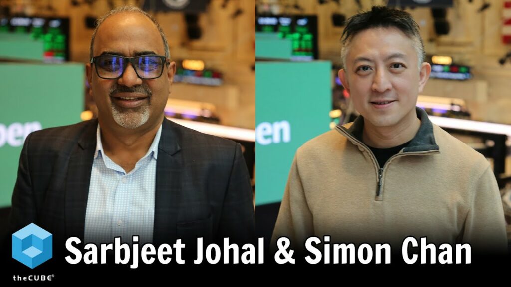 YouTube thumbnail: Enterprise Agentic AI | Simon Chan and Sarbjeet Johal at NYSE Wired