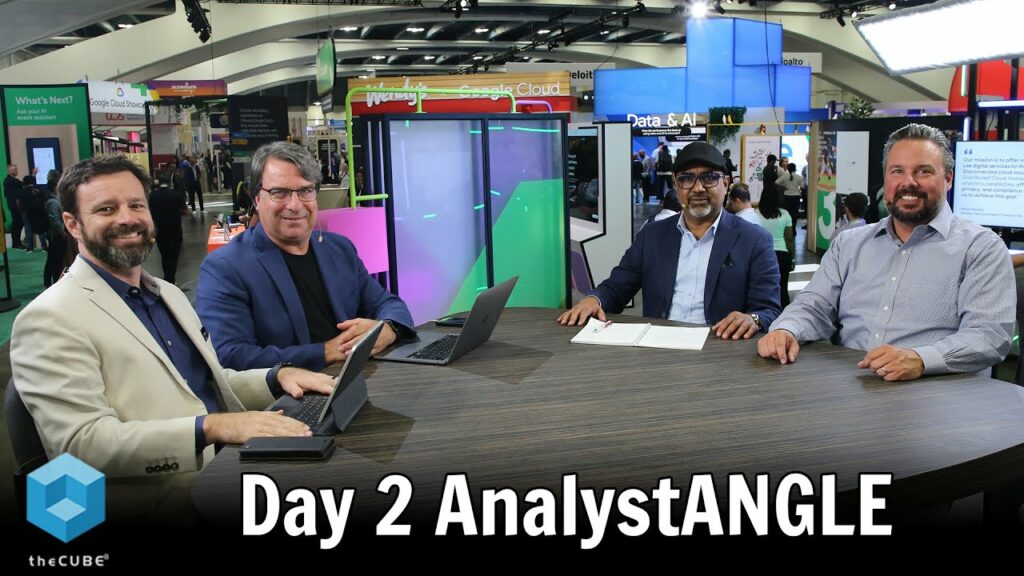 YouTube thumbnail: Google Cloud Next 2023 | Day 2 AnalystANGLE
